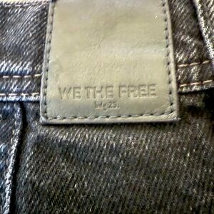 Free People -We The Free Black Denim Jeans